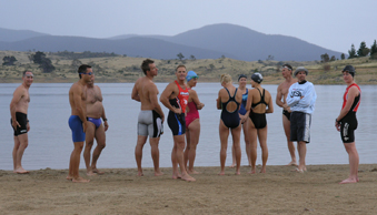 athletes enjoying the camp